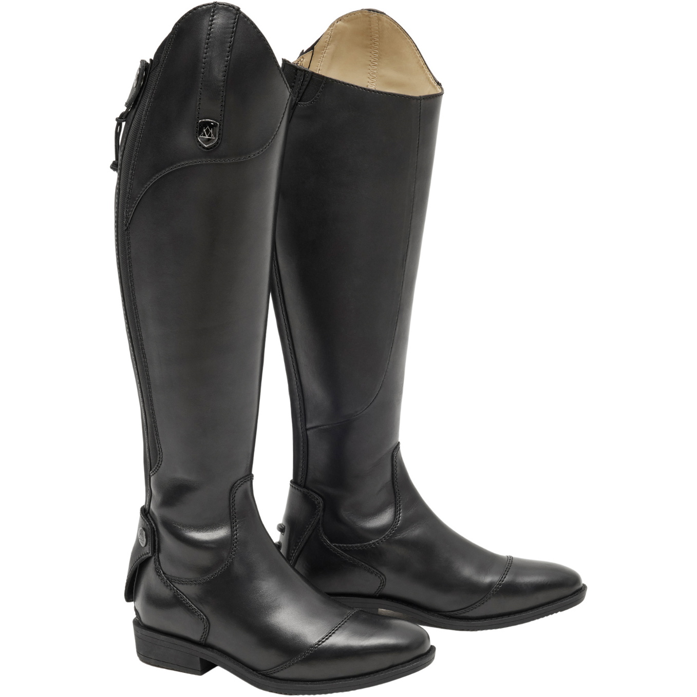 2025 Mountain Horse Femmes Xena Tall Bottes D'équitation 022580100 - Black